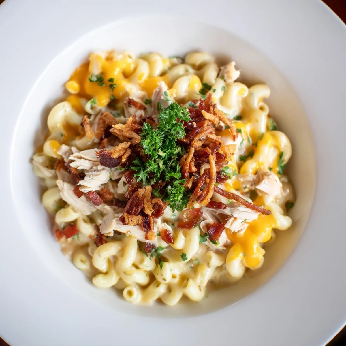 Honey BBQ Chicken Mac Cheese