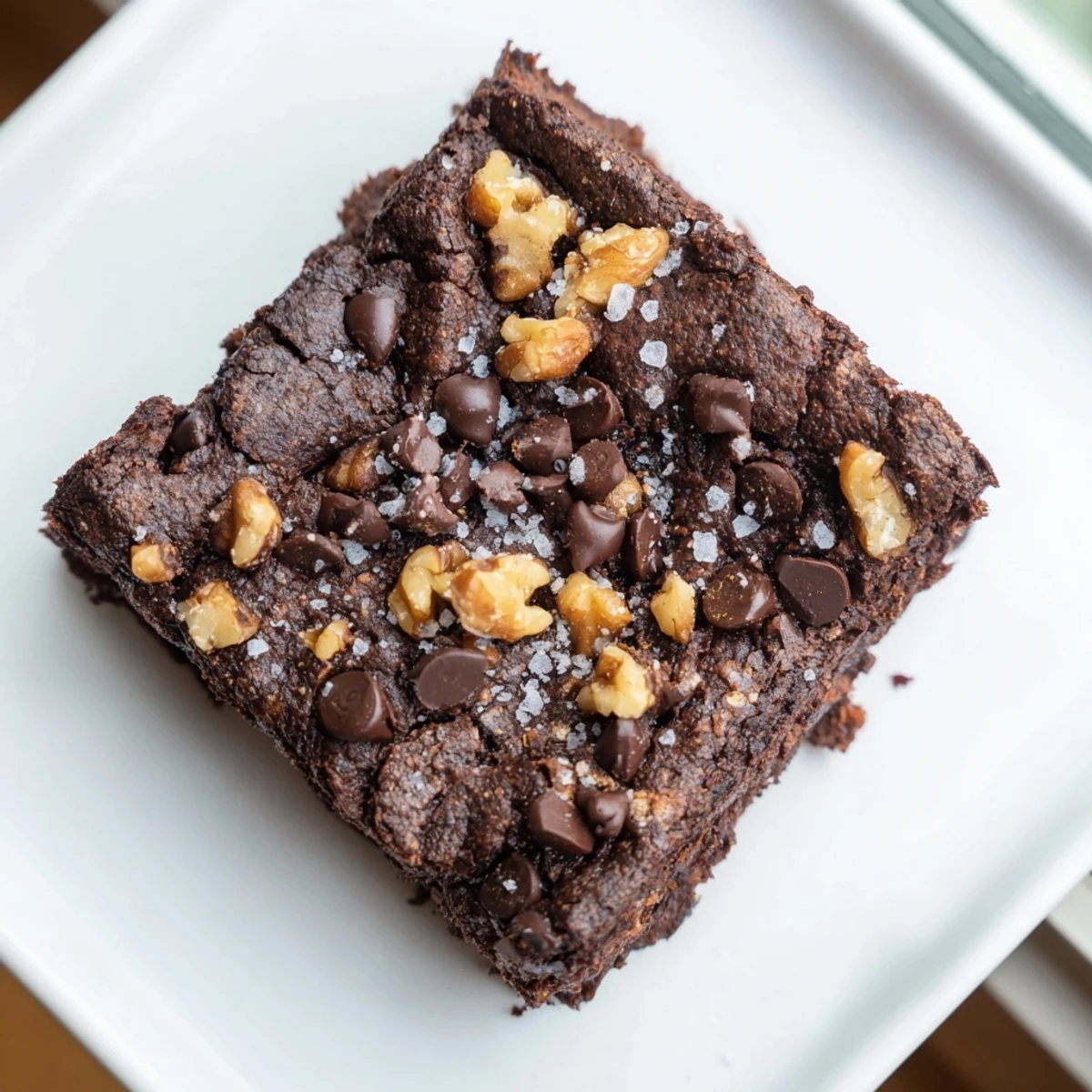 Homemade sweet potato brownies showcasing a moist, decadent interior and inviting aroma.