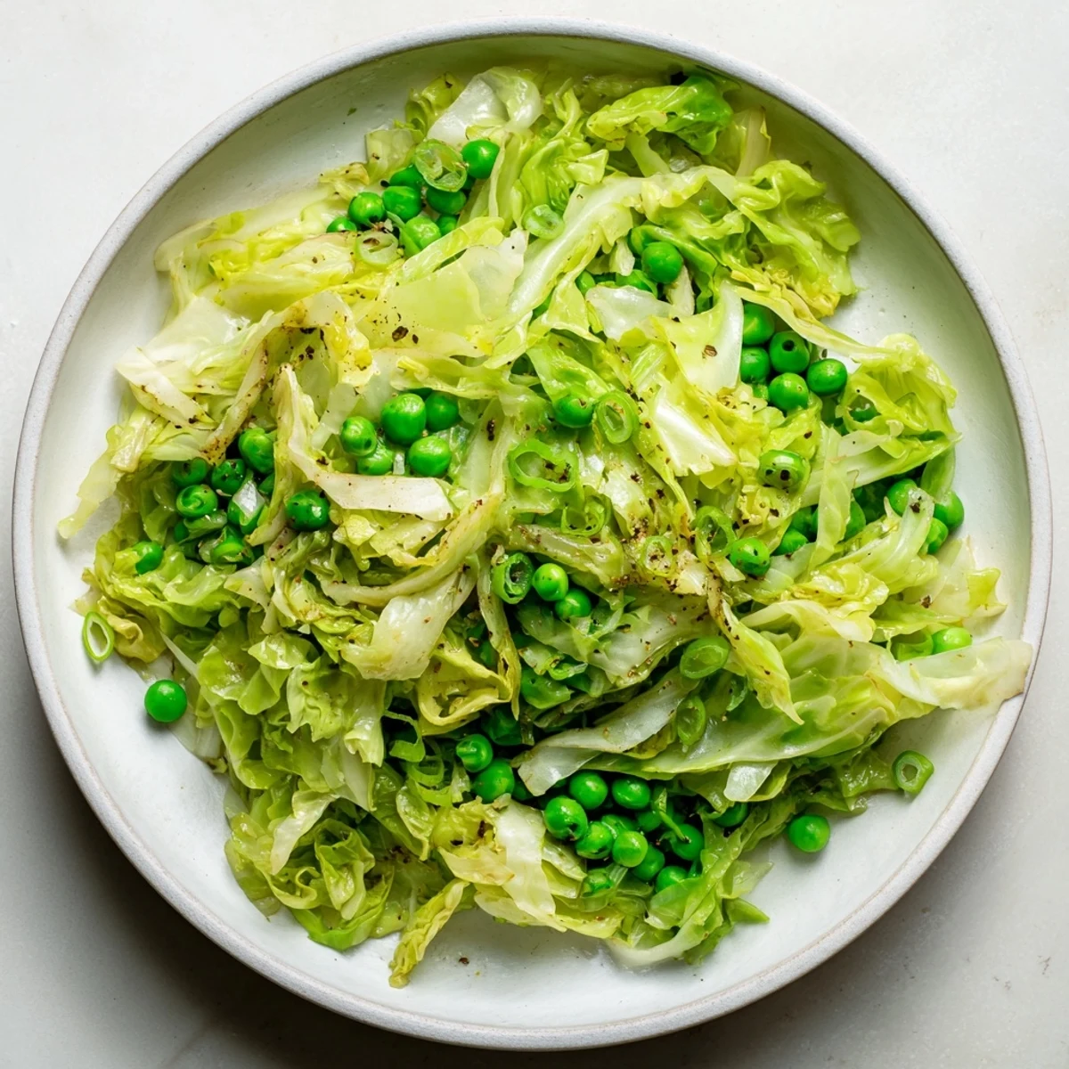 Freshly made Cabbage Stir-Fry with tender cabbage and a glossy sauce, perfect for dinner.