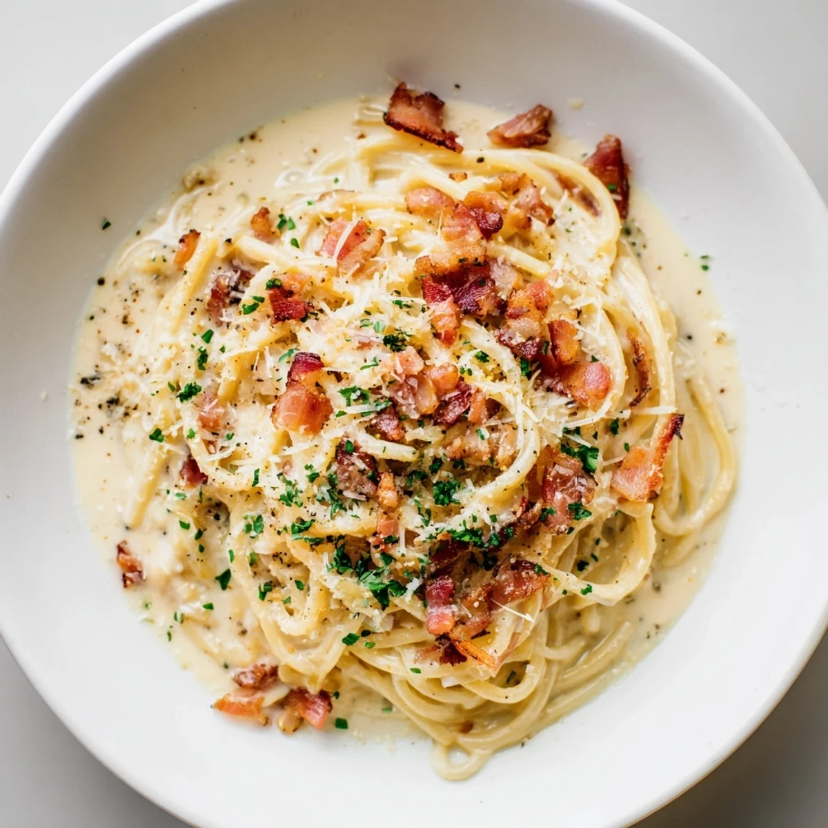 Savory Instant Pot Carbonara Ramen Hack, a quick and easy fusion of Italian and Japanese flavors.