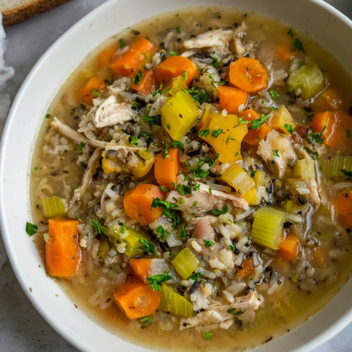 Quick Chicken Wild Rice Soup