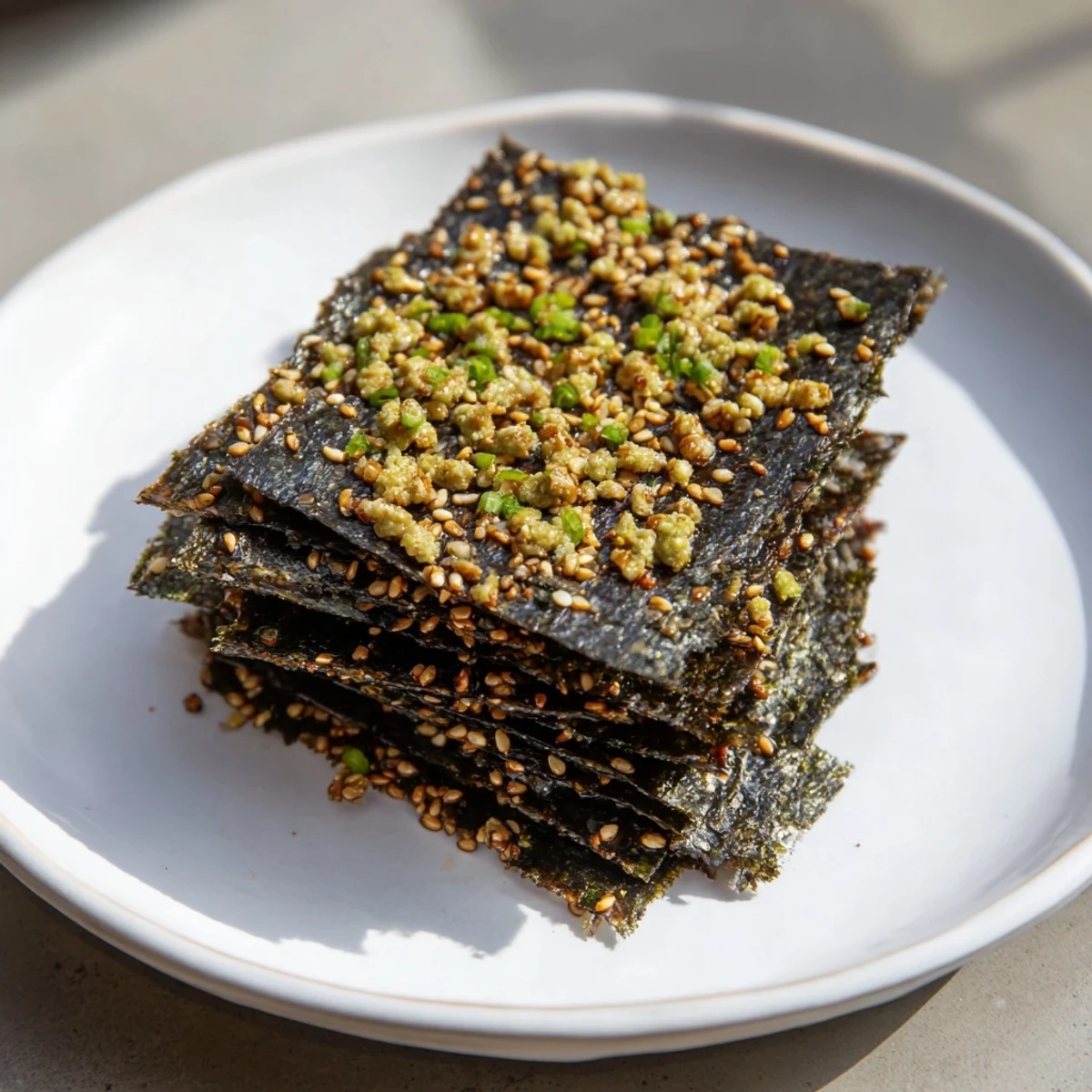 Crispy, homemade Snacks de Vague Surf with sesame seeds, a delicious and healthy gluten-free snack idea.