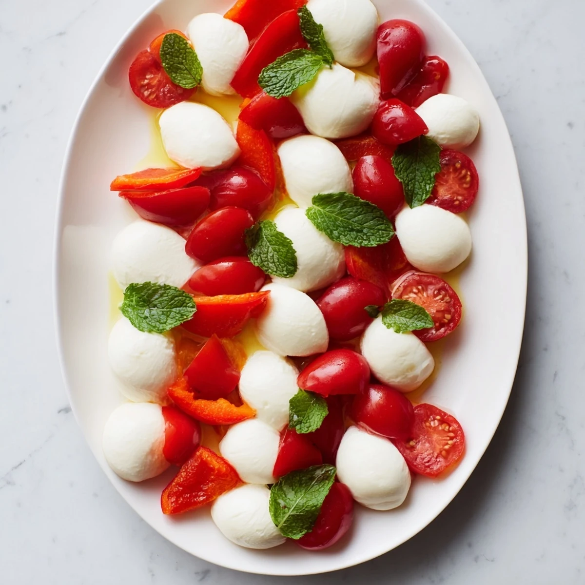 Vibrant peppermint stripe celebration appetizer featuring red and white rows, perfect for sharing and easy assembly.