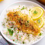Bright, flavorful lemon pepper chicken, juicy and tender, pairs perfectly with light and fluffy rice.