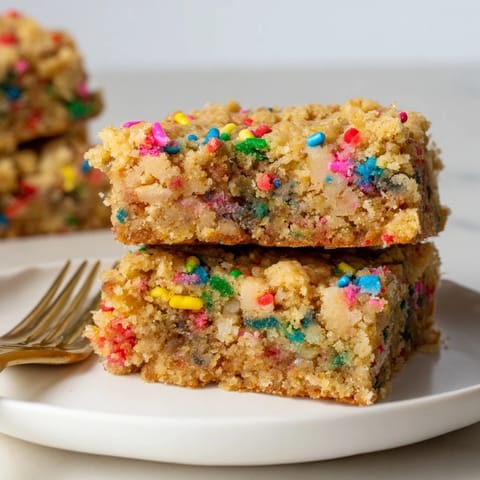 Chai Spiced Funfetti Cookie Bars