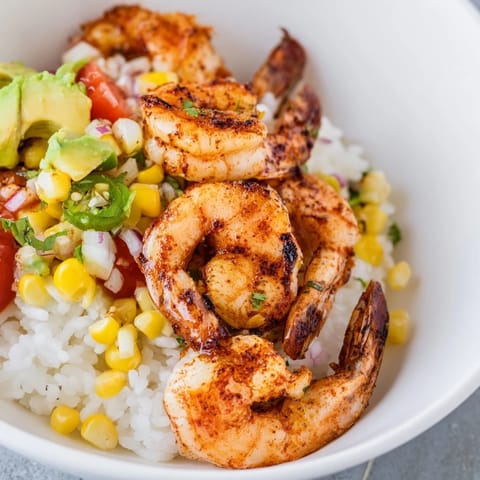 Easy Grilled Shrimp Bowl #163