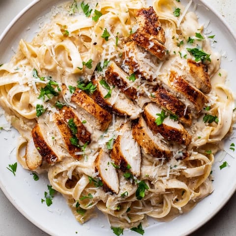 Spicy Cajun Chicken Alfredo