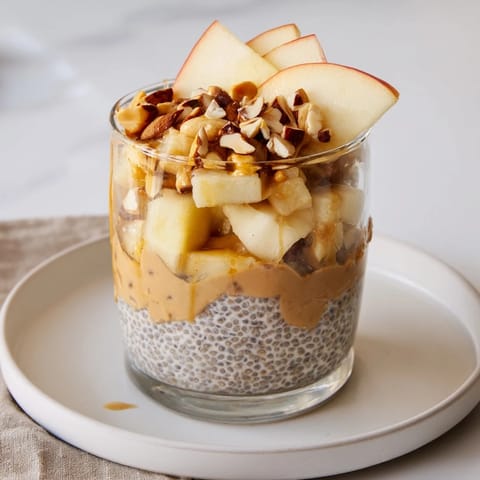 Apple Chia Pudding Peanut Butter #195