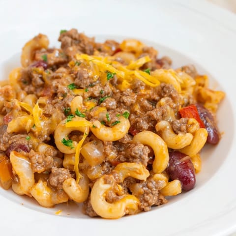 Cheeseburger Chili Mac Skillet #225