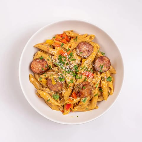 Smoked Sausage Cajun Alfredo #239