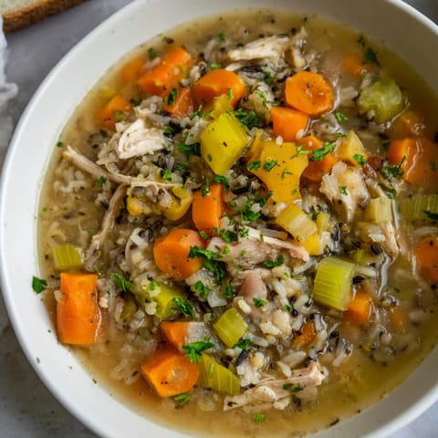 Quick Chicken Wild Rice Soup #264