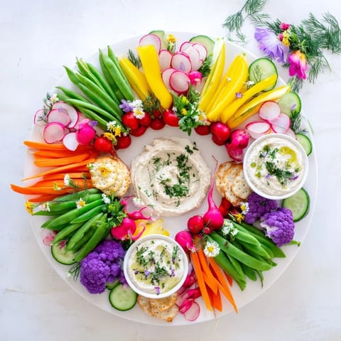 Spring Wreath Appetizer Platter #294