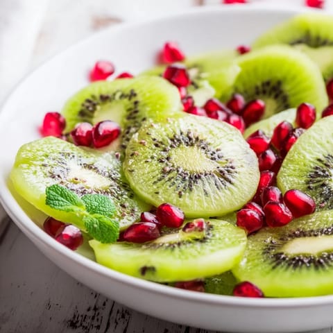 Kiwi Pomegranate Christmas Wreath