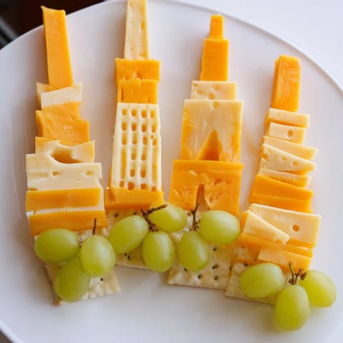 Skyline Silhouette Cheese Platter #355