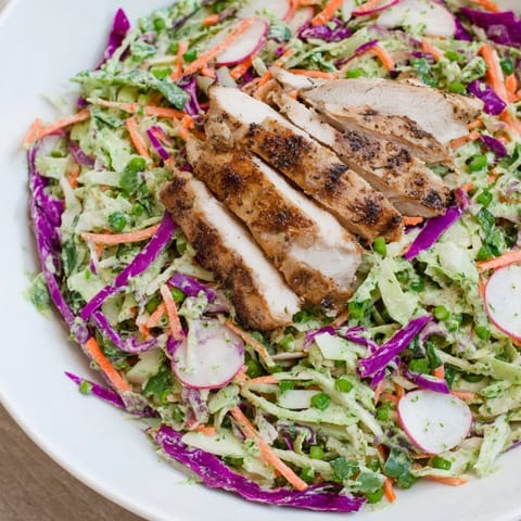 Green Goddess Cabbage Slaw