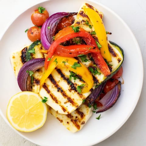 Grilled Halloumi Cheese Steak
