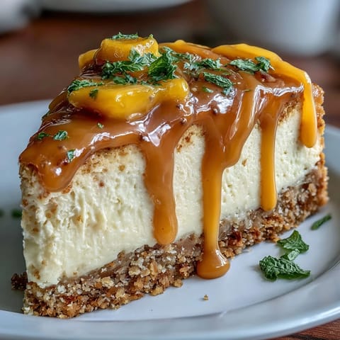 Luscious Mango Cheesecake Swirl