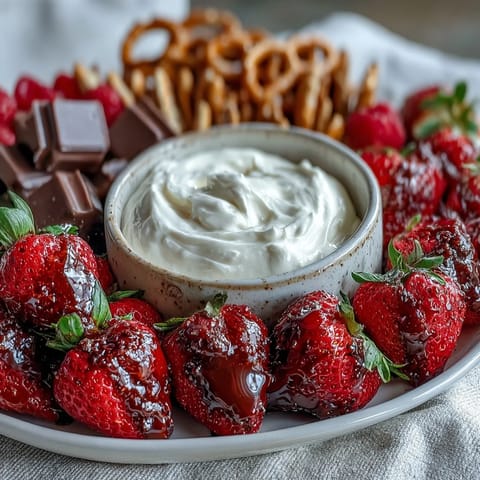 Leftover Strawberry Snack Board