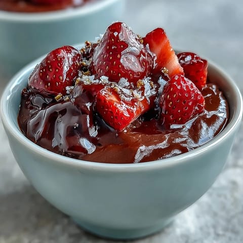 Decadent Dubai Chocolate Strawberry Cups with Pistachio Crunch, filled with juicy berries and topped with golden nutty topping.