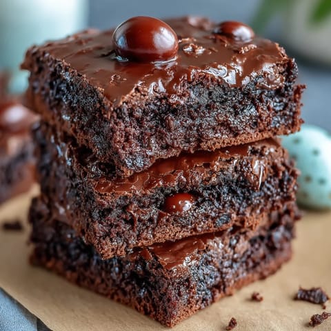 Cadbury Egg Chocolate Brownies