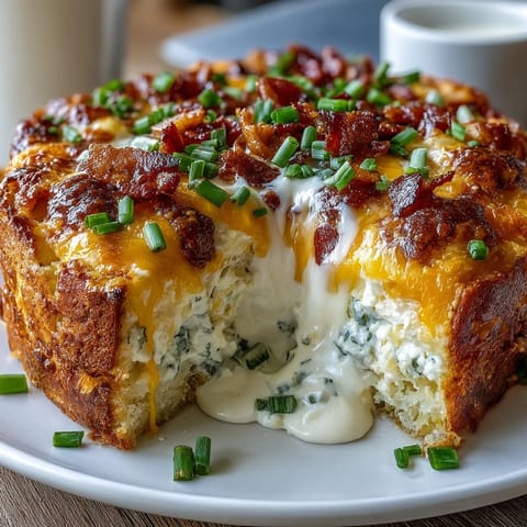 Overnight Amish Breakfast Casserole