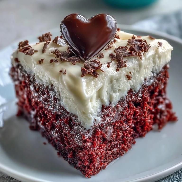 Perfectly sliced Betty Boop heart cake reveals a soft red crumb and tangy cream cheese frosting inside. 