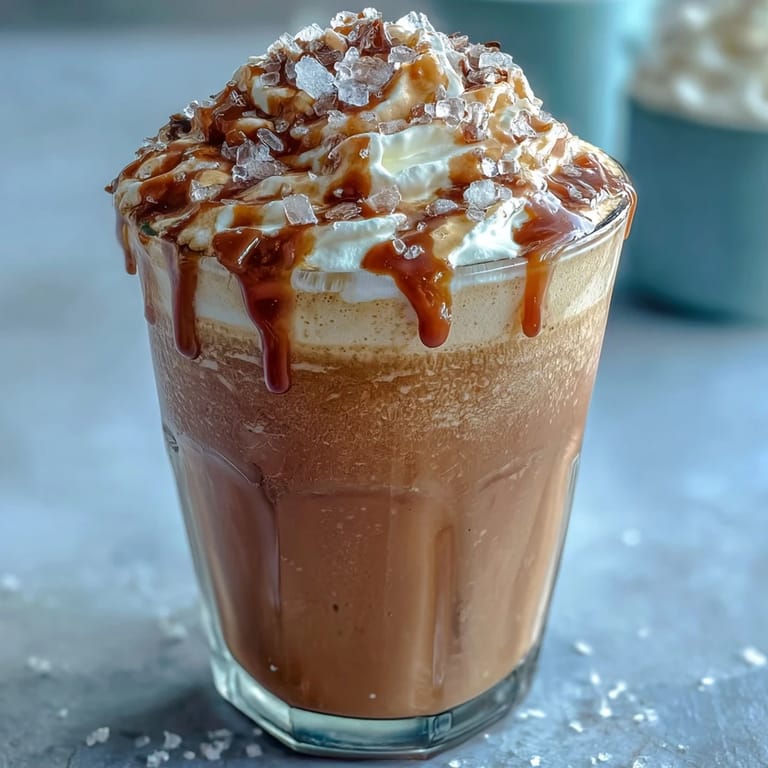 Refreshing vanilla bean frappuccino protein shake blended with vanilla bean seeds and chilled for a cool treat.  