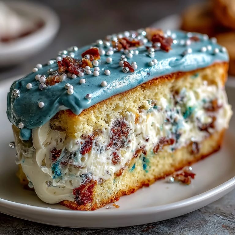 Ocean-inspired Pisces Birthday Cake with Galaxy Buttercream, featuring creamy swirls of teal, navy, and purple frosting topped with edible glitter.