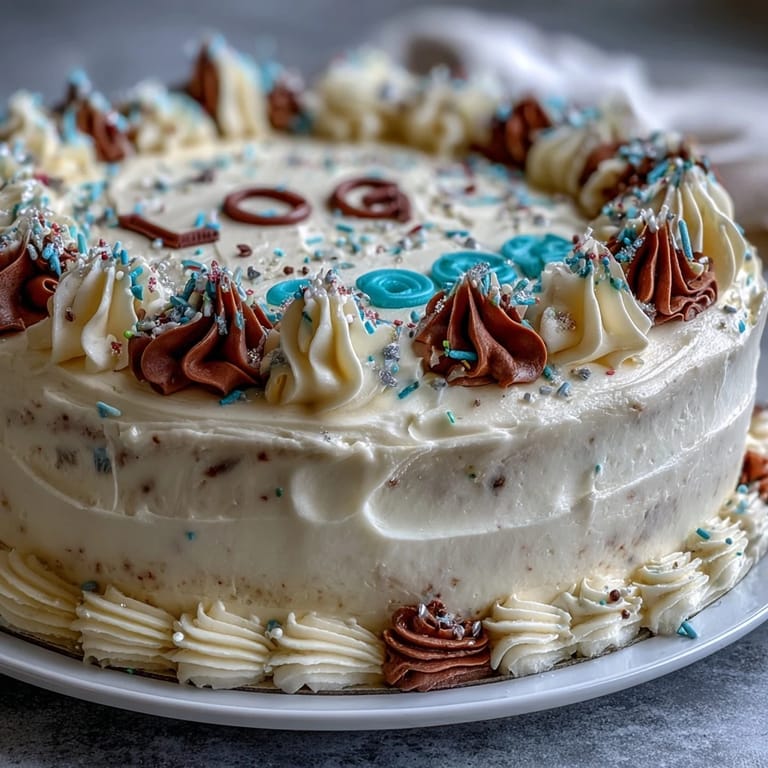 Creamy vanilla sheet cake with Class of 2026 piped in buttercream, ideal for high school graduation parties.