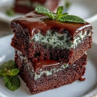 1. Delightful St. Patricks Day mint chocolate chip brownie bites with a rich, fudgy texture and festive green hue.