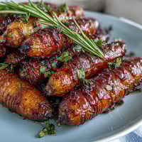 Golden honey-roasted carrots and parsnips with caramelized edges, tender and sweet, perfect alongside roasted ham.  