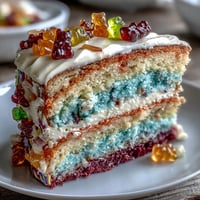 Festive Cinco de Mayo piñata cake with rainbow layers and candy surprise inside, perfect for celebrations.